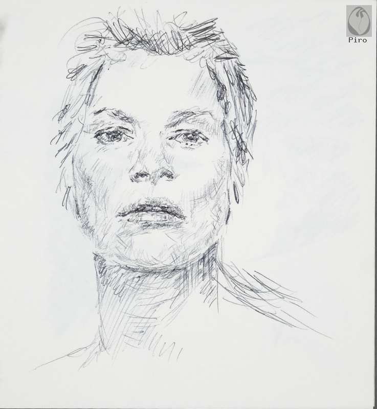 drawing - disegno al tratto di Piro